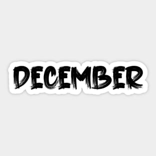 december Sticker